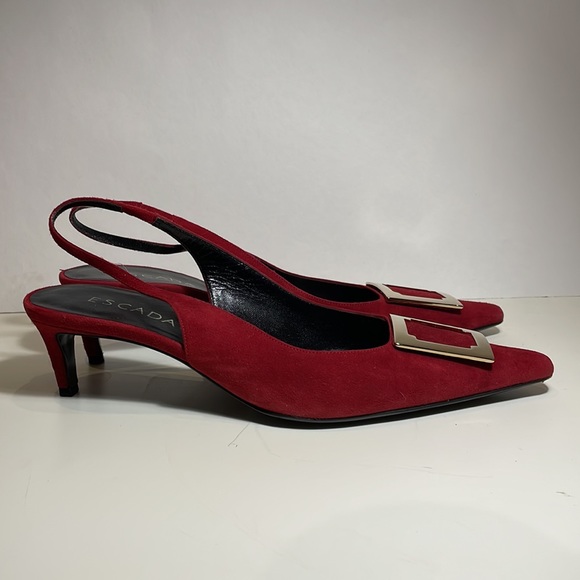 Escada Red Pumps - Picture 2 of 6